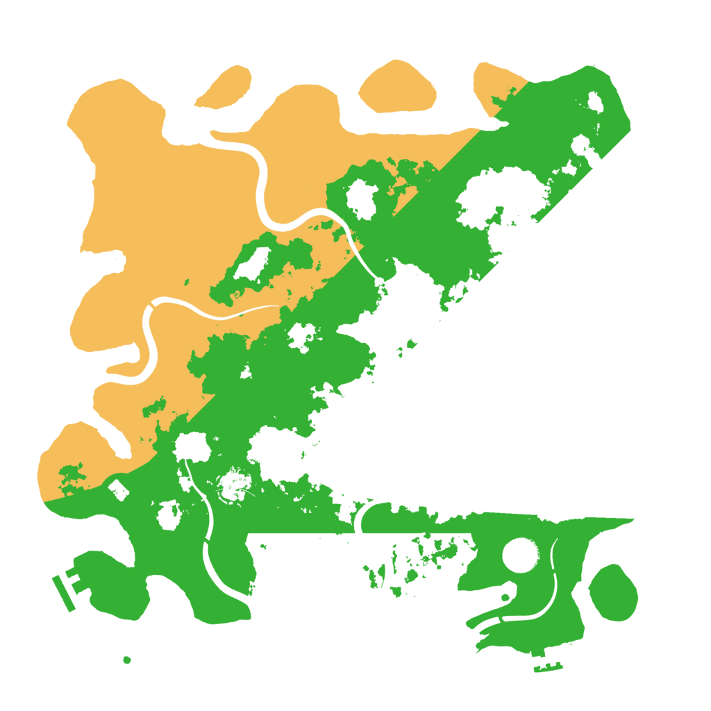 Biome Rust Map: Procedural Map, Size: 3750, Seed: 1708164159