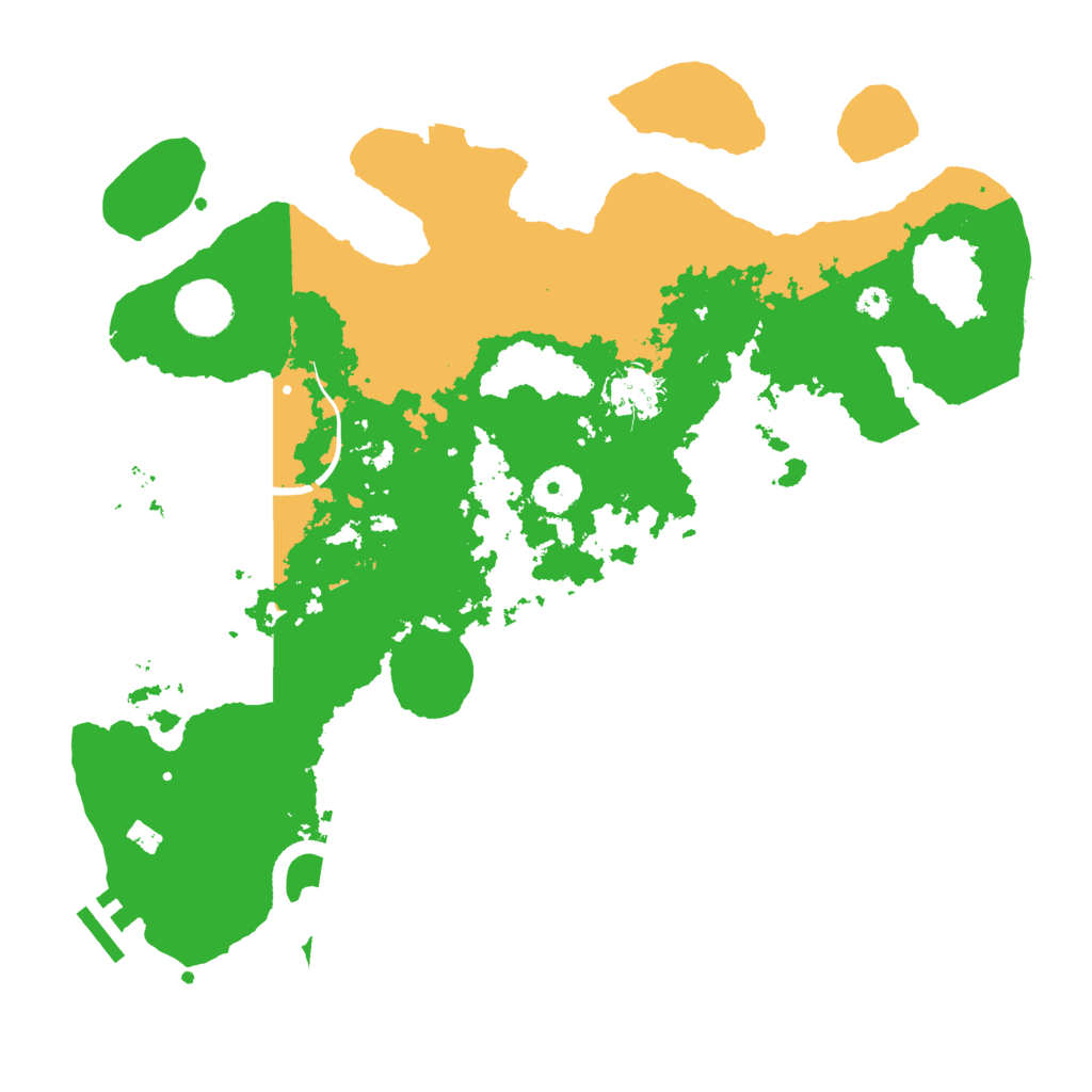 Biome Rust Map: Procedural Map, Size: 3500, Seed: 2120607028