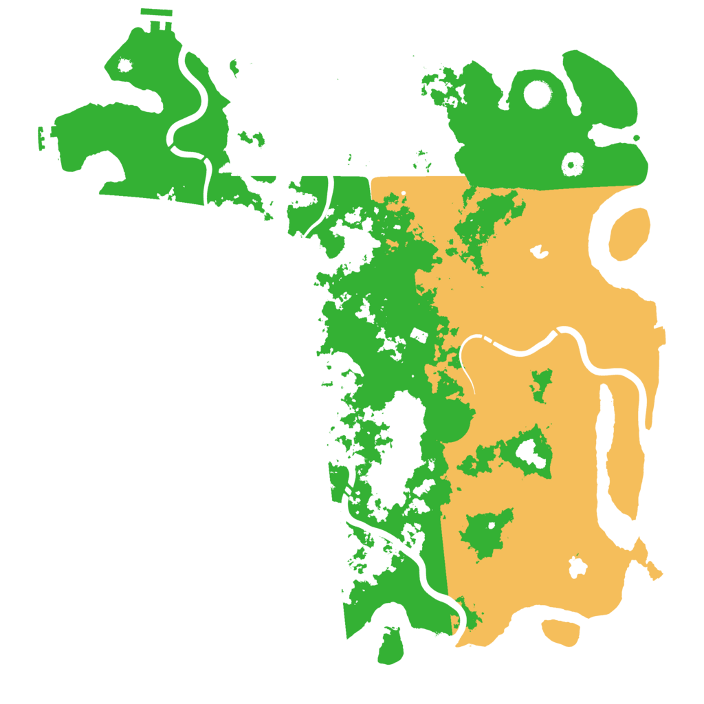 Biome Rust Map: Procedural Map, Size: 4500, Seed: 813709279