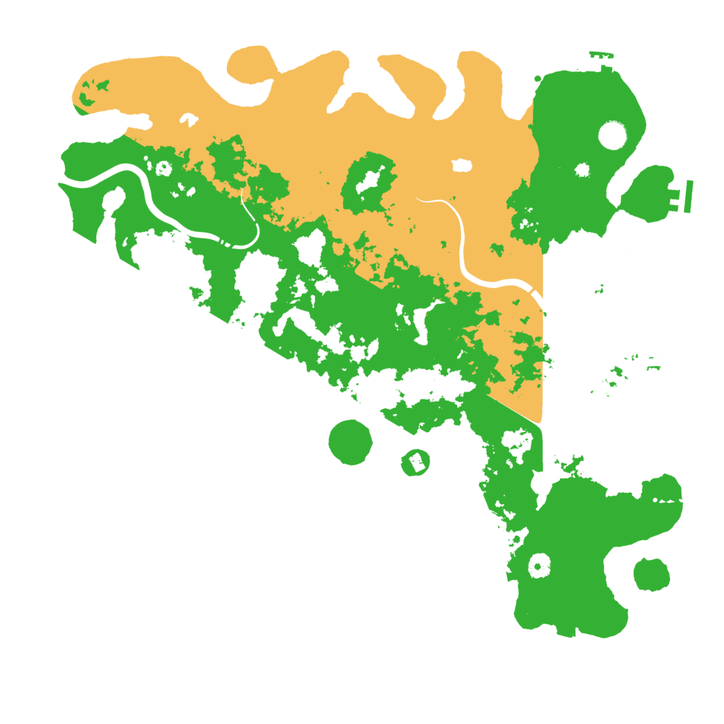 Biome Rust Map: Procedural Map, Size: 4500, Seed: 904570502