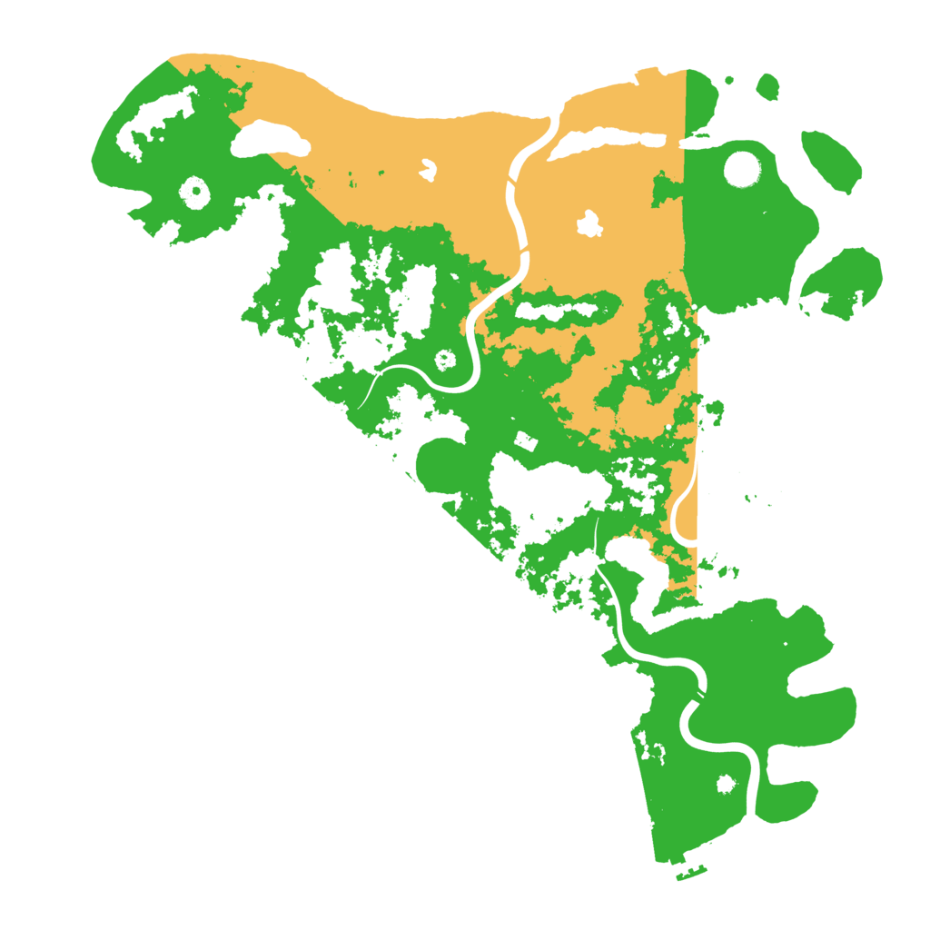Biome Rust Map: Procedural Map, Size: 4500, Seed: 564816398