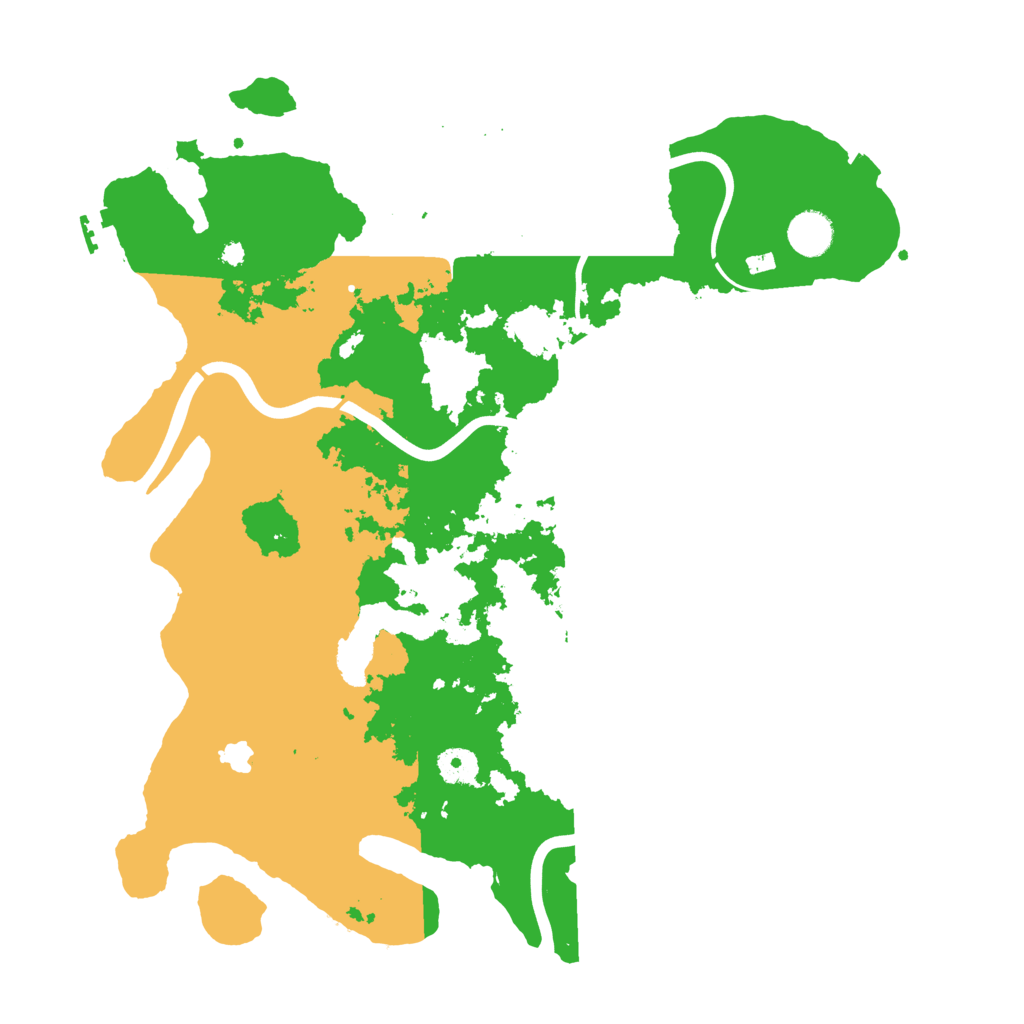 Biome Rust Map: Procedural Map, Size: 4000, Seed: 35300