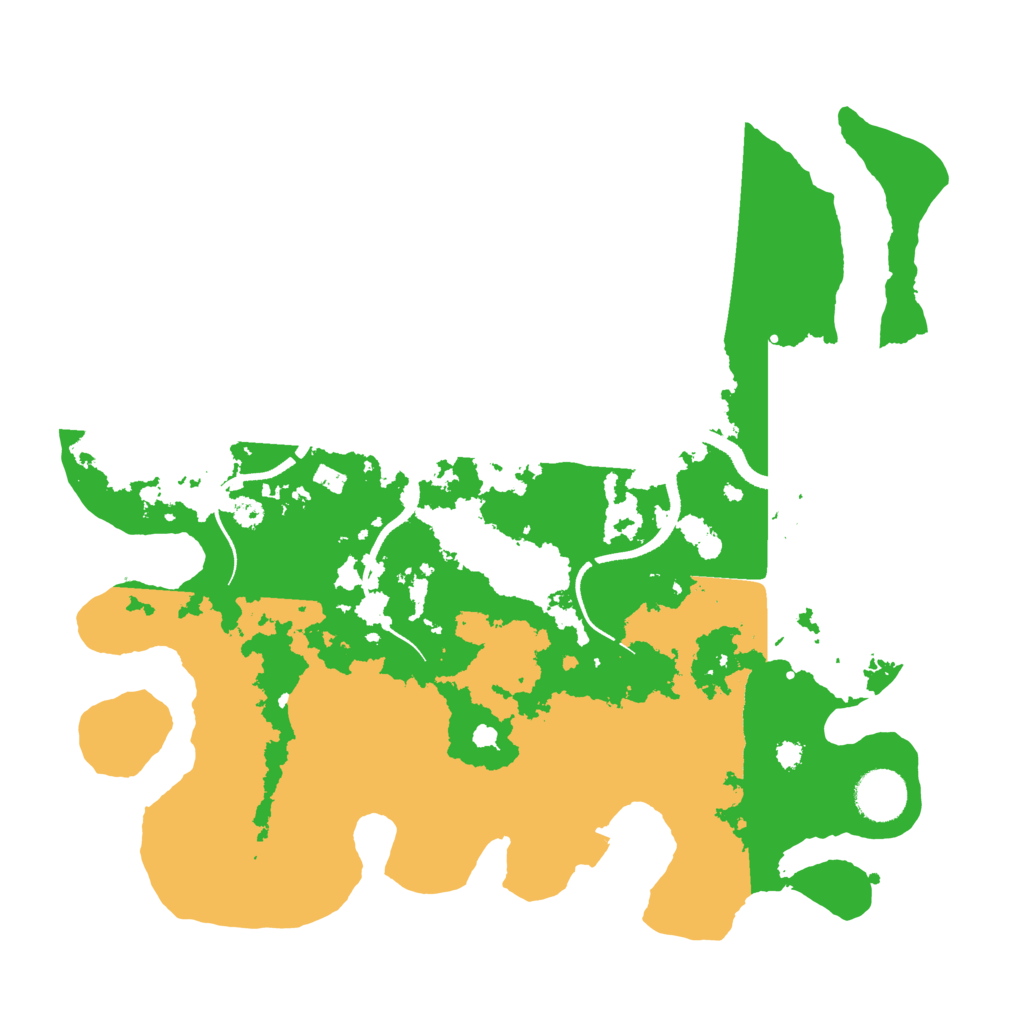 Biome Rust Map: Procedural Map, Size: 3500, Seed: 1343252016