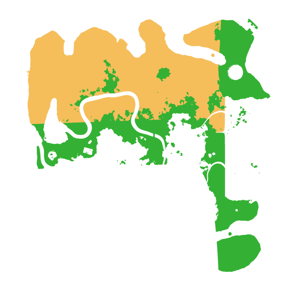 Biome Rust Map: Procedural Map, Size: 3500, Seed: 95640189