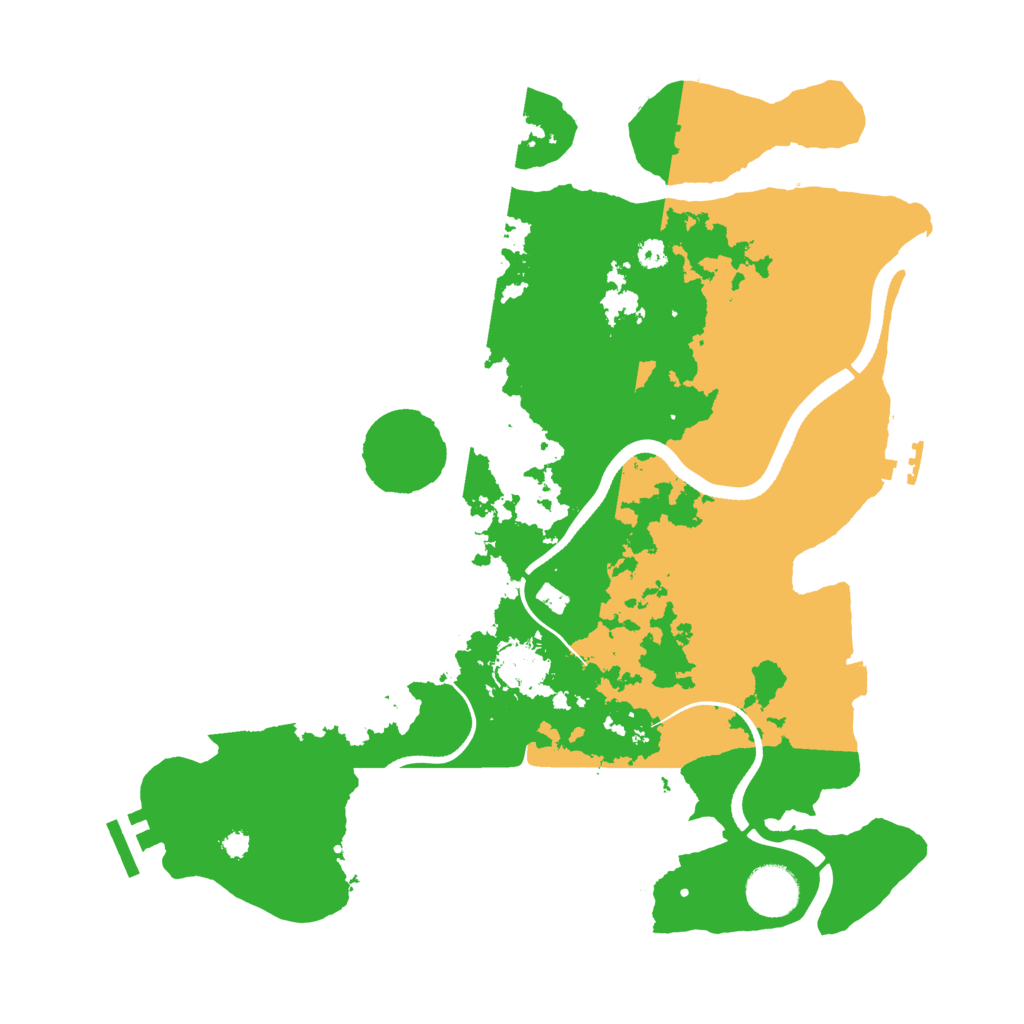Biome Rust Map: Procedural Map, Size: 3500, Seed: 1302029539