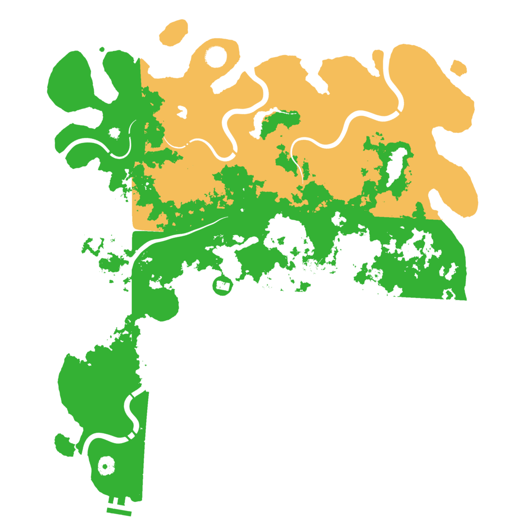 Biome Rust Map: Procedural Map, Size: 4300, Seed: 373384133