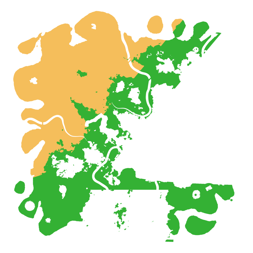 Biome Rust Map: Procedural Map, Size: 4500, Seed: 999178977
