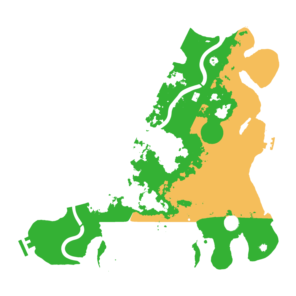 Biome Rust Map: Procedural Map, Size: 3500, Seed: 419946823