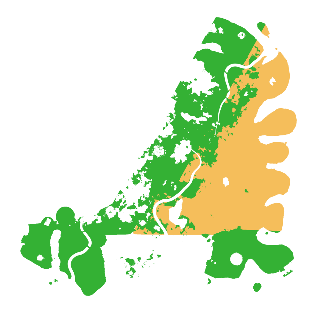 Biome Rust Map: Procedural Map, Size: 4500, Seed: 461563491