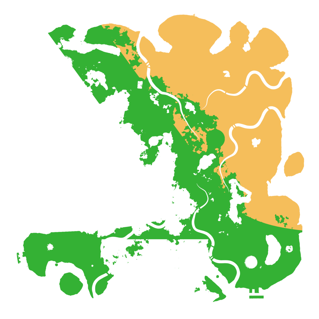 Biome Rust Map: Procedural Map, Size: 4500, Seed: 583134208