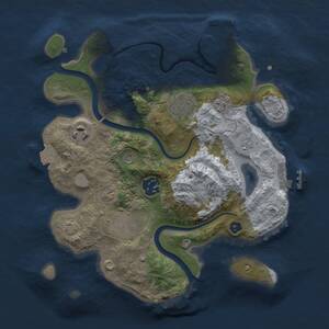 Thumbnail Rust Map: Procedural Map, Size: 2800, Seed: 65438593, 11 Monuments