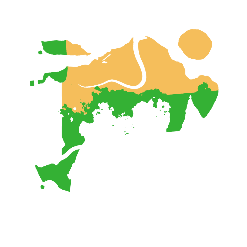 Biome Rust Map: Procedural Map, Size: 2500, Seed: 1297202964