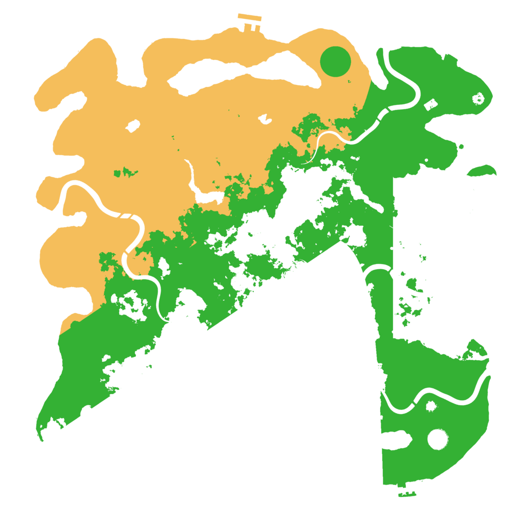 Biome Rust Map: Procedural Map, Size: 4500, Seed: 616704838