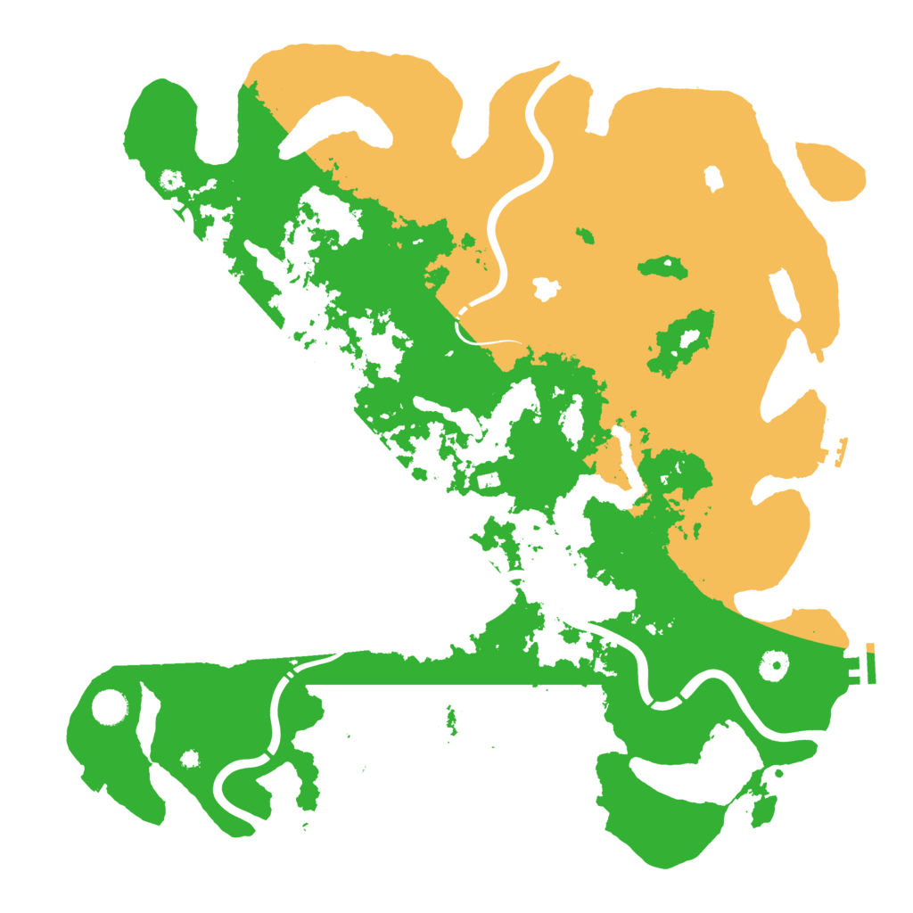 Biome Rust Map: Procedural Map, Size: 4500, Seed: 965570088