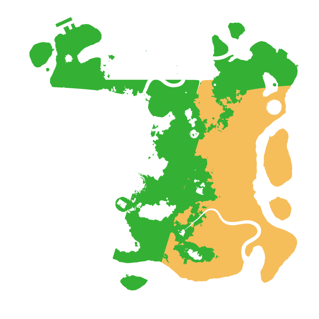 Biome Rust Map: Procedural Map, Size: 3750, Seed: 398258816
