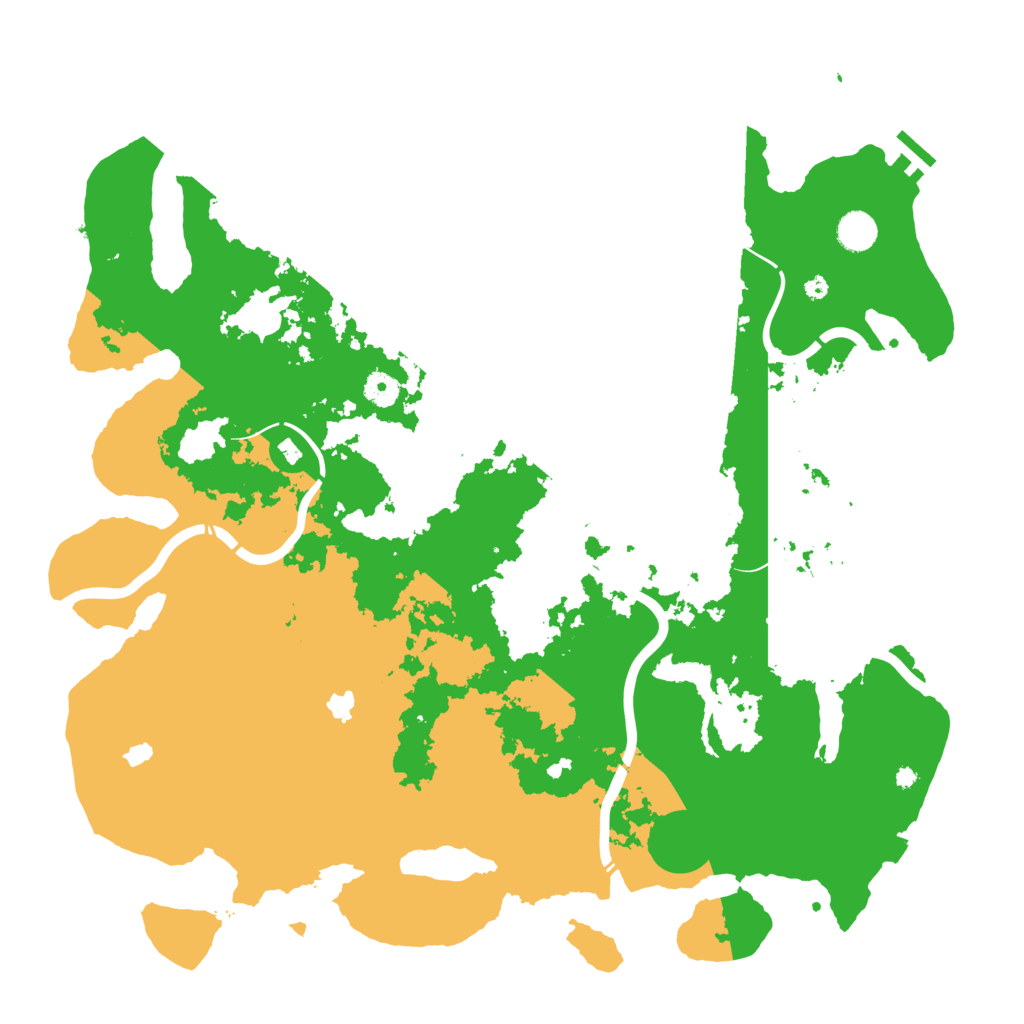 Biome Rust Map: Procedural Map, Size: 4500, Seed: 27224264