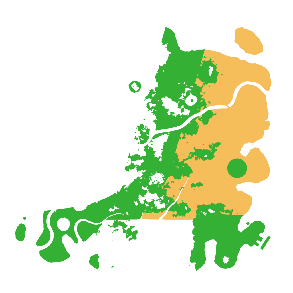 Biome Rust Map: Procedural Map, Size: 3955, Seed: 670487066