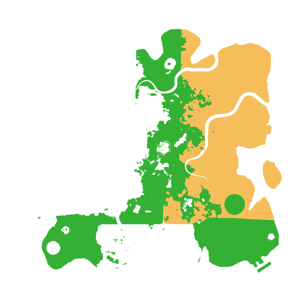 Biome Rust Map: Procedural Map, Size: 3888, Seed: 125961466