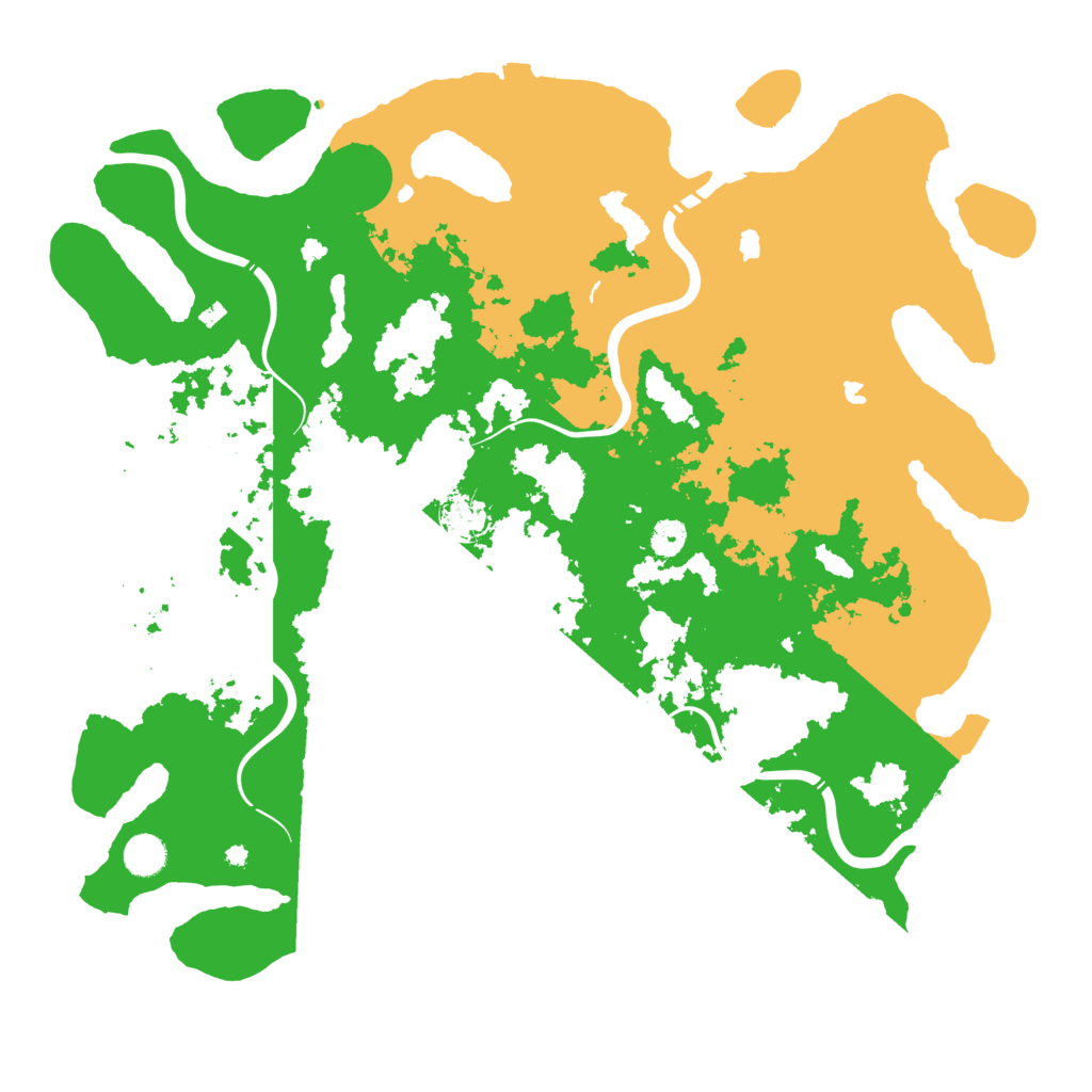 Biome Rust Map: Procedural Map, Size: 4500, Seed: 955129013