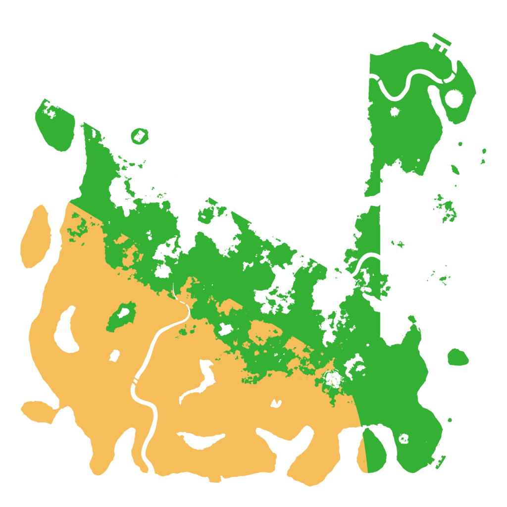 Biome Rust Map: Procedural Map, Size: 5000, Seed: 42861