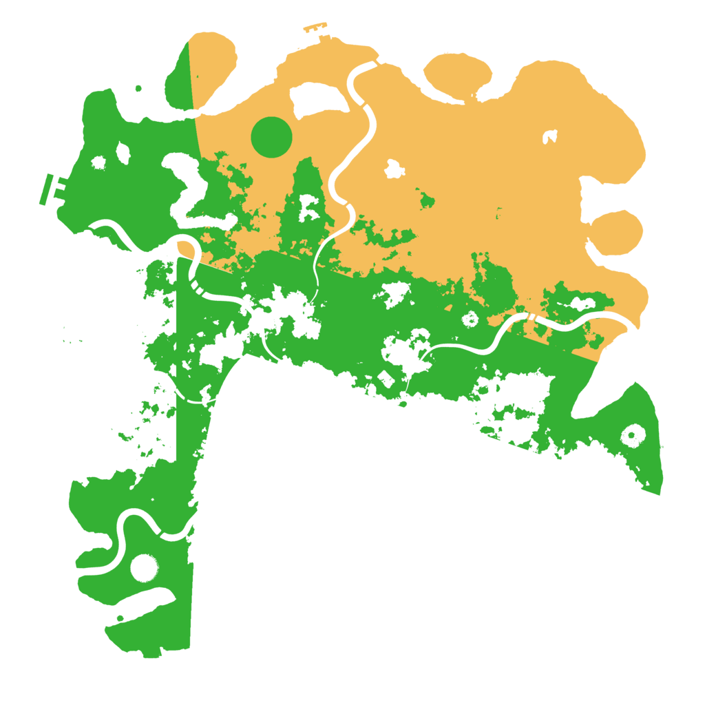 Biome Rust Map: Procedural Map, Size: 4500, Seed: 416461030
