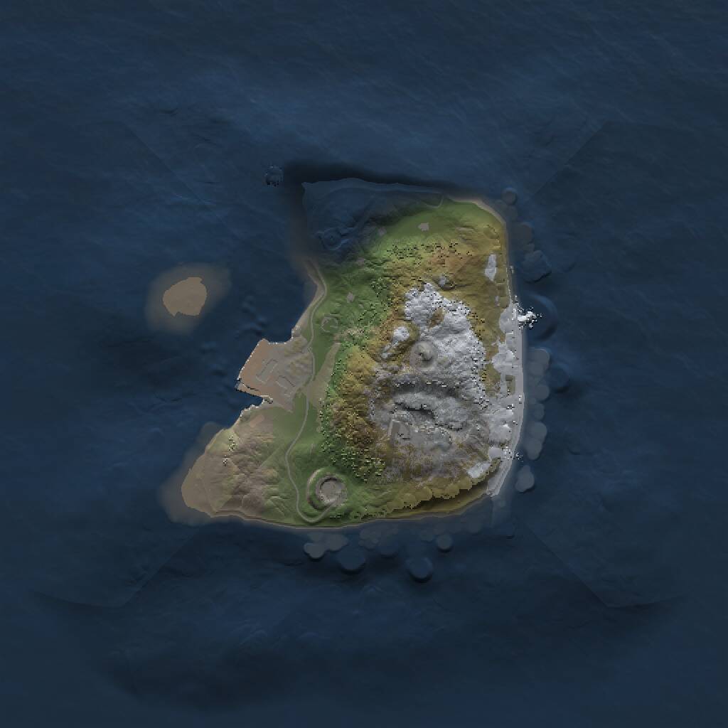 Rust Map: Procedural Map, Size: 1500, Seed: 2033020522, 1 Monuments