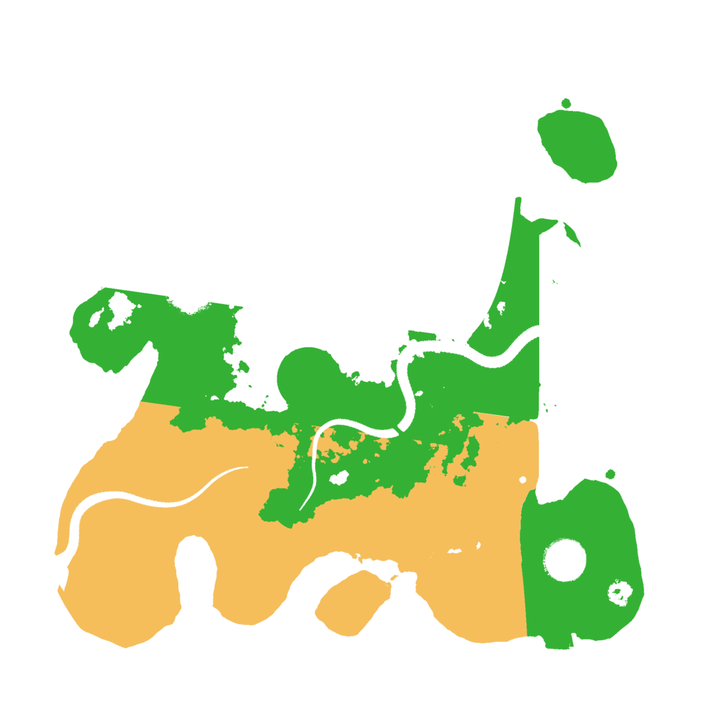 Biome Rust Map: Procedural Map, Size: 3000, Seed: 2094754532