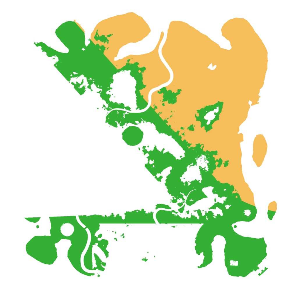 Biome Rust Map: Procedural Map, Size: 4000, Seed: 1283430038