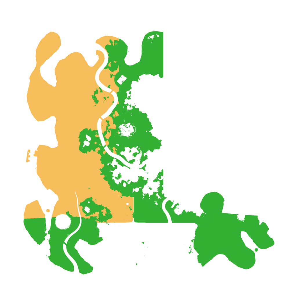 Biome Rust Map: Procedural Map, Size: 3500, Seed: 311547729