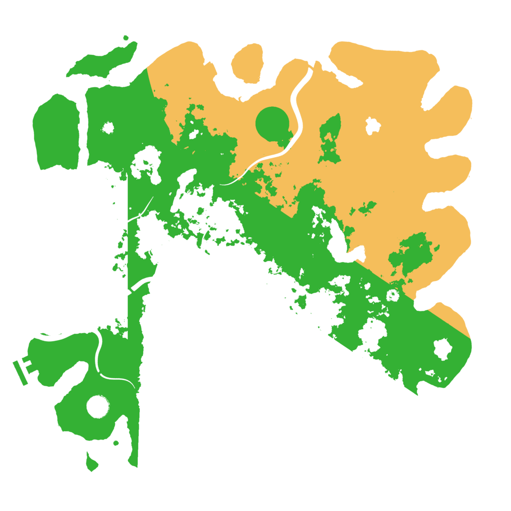 Biome Rust Map: Procedural Map, Size: 4000, Seed: 88626501