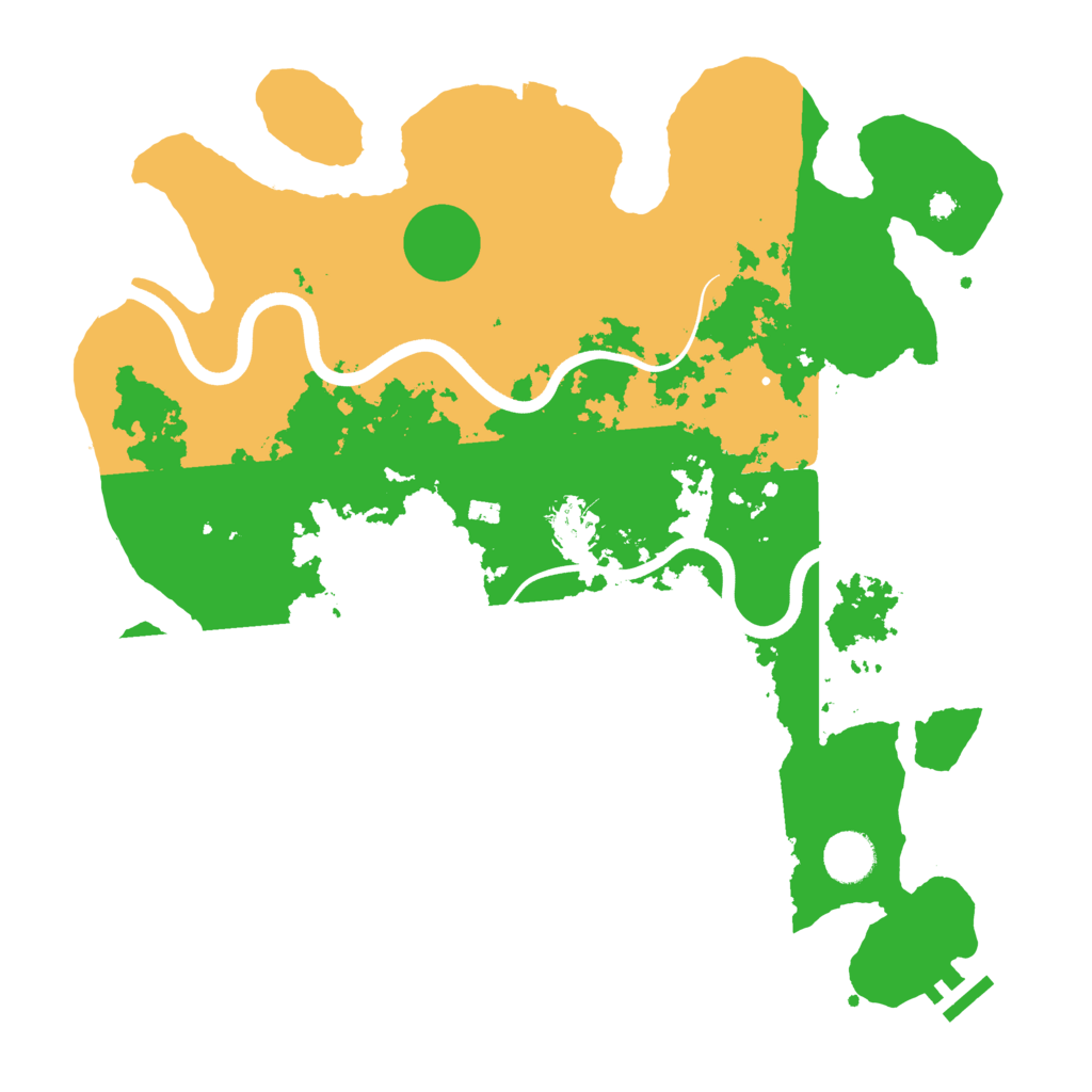 Biome Rust Map: Procedural Map, Size: 3750, Seed: 339664