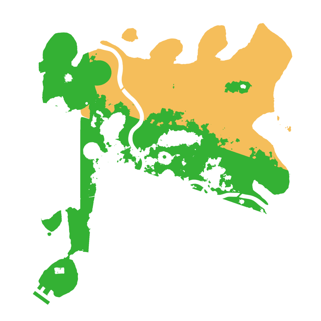 Biome Rust Map: Procedural Map, Size: 3500, Seed: 102651675