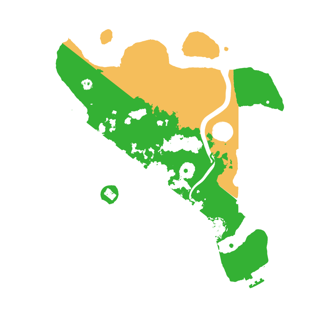 Biome Rust Map: Procedural Map, Size: 3000, Seed: 541848595
