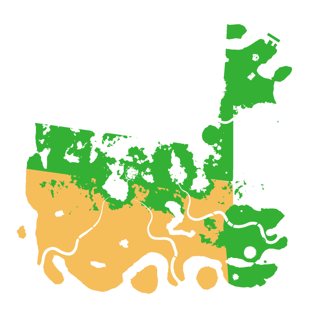 Biome Rust Map: Procedural Map, Size: 4500, Seed: 938347229