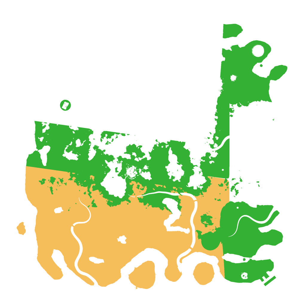 Biome Rust Map: Procedural Map, Size: 4500, Seed: 938347229
