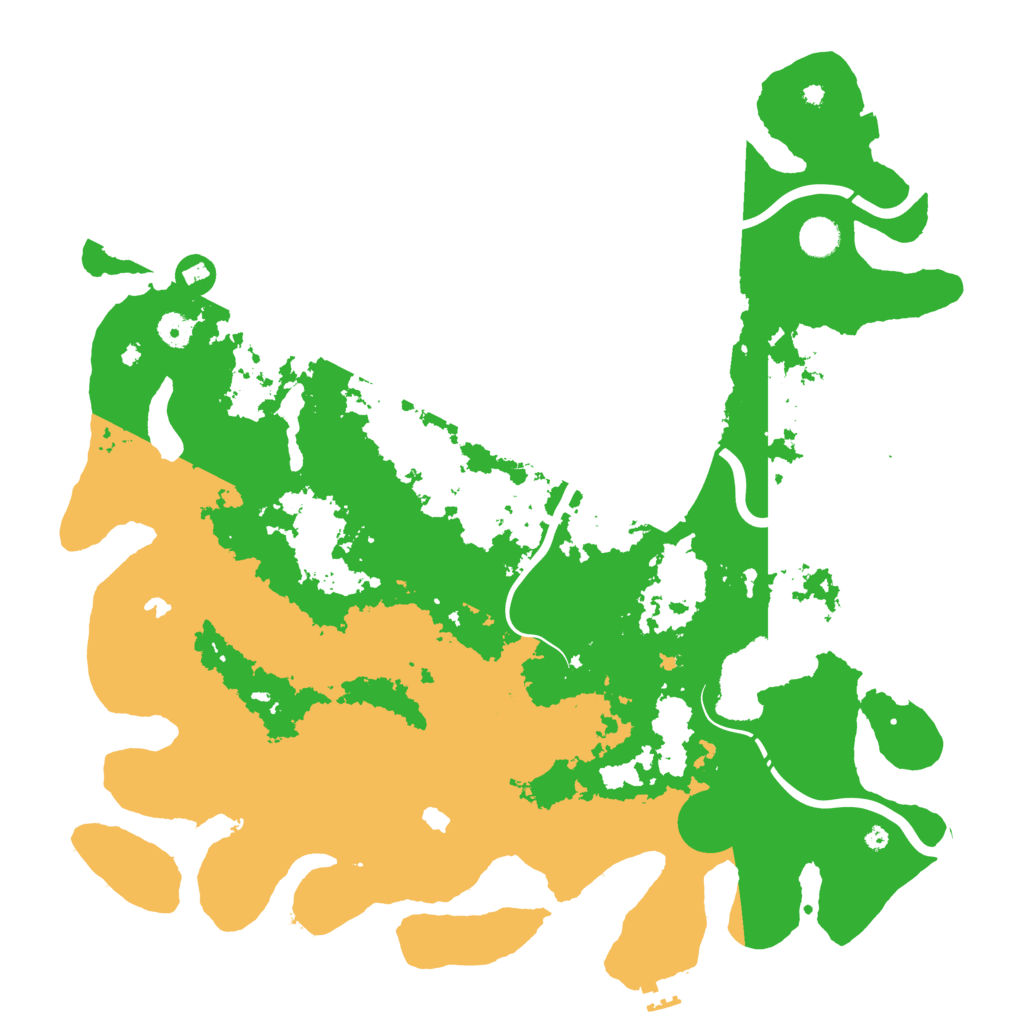 Biome Rust Map: Procedural Map, Size: 4500, Seed: 99626842