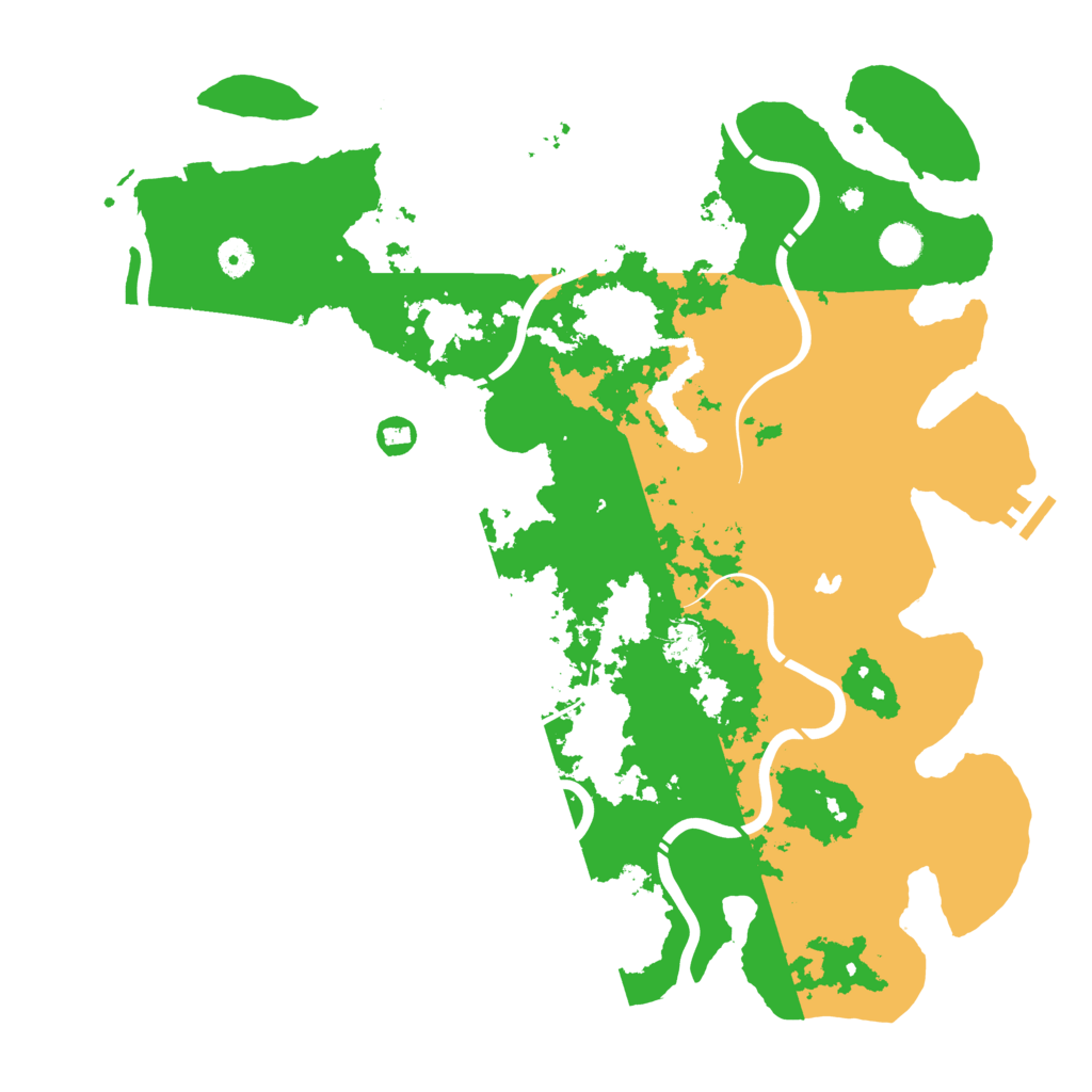 Biome Rust Map: Procedural Map, Size: 4450, Seed: 1918145574