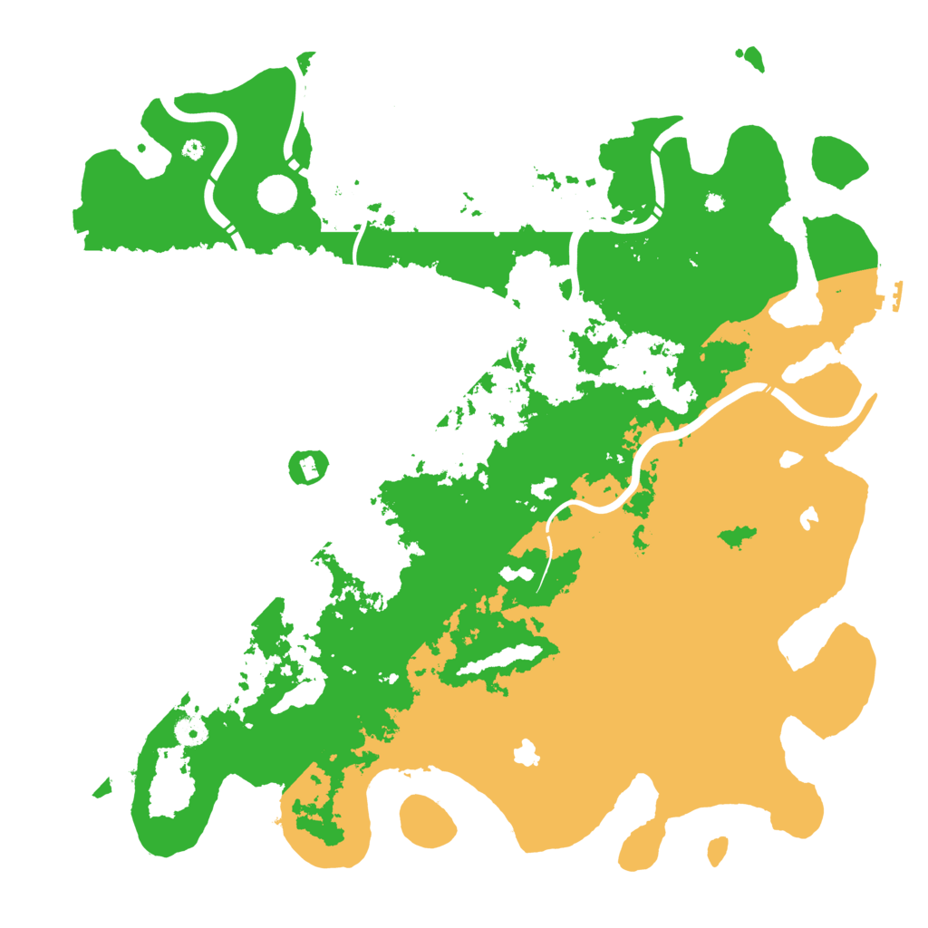 Biome Rust Map: Procedural Map, Size: 4500, Seed: 1837163244