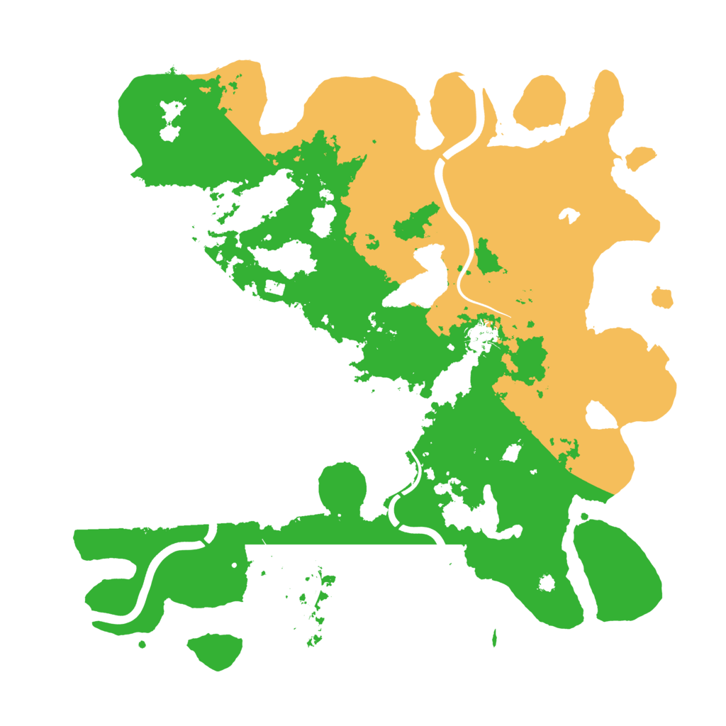 Biome Rust Map: Procedural Map, Size: 4000, Seed: 139334870