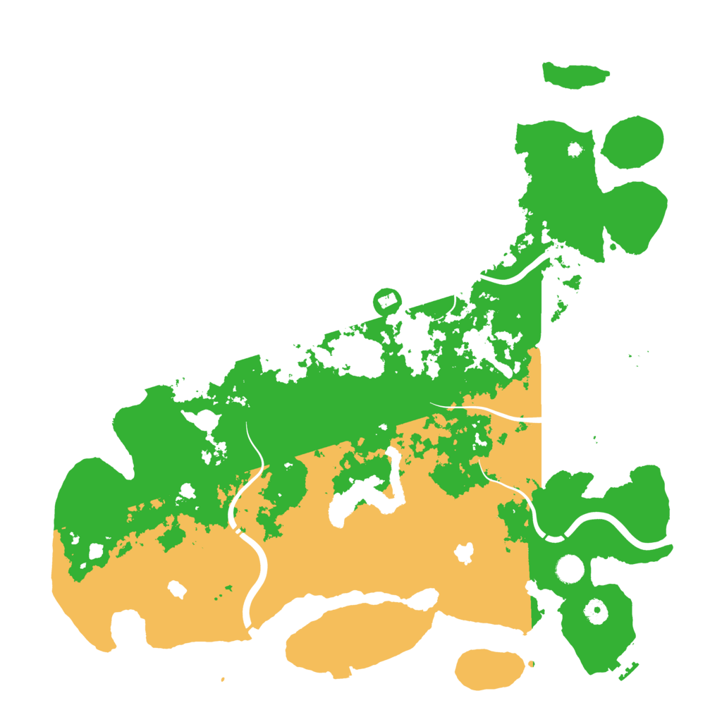 Biome Rust Map: Procedural Map, Size: 4500, Seed: 1279416817