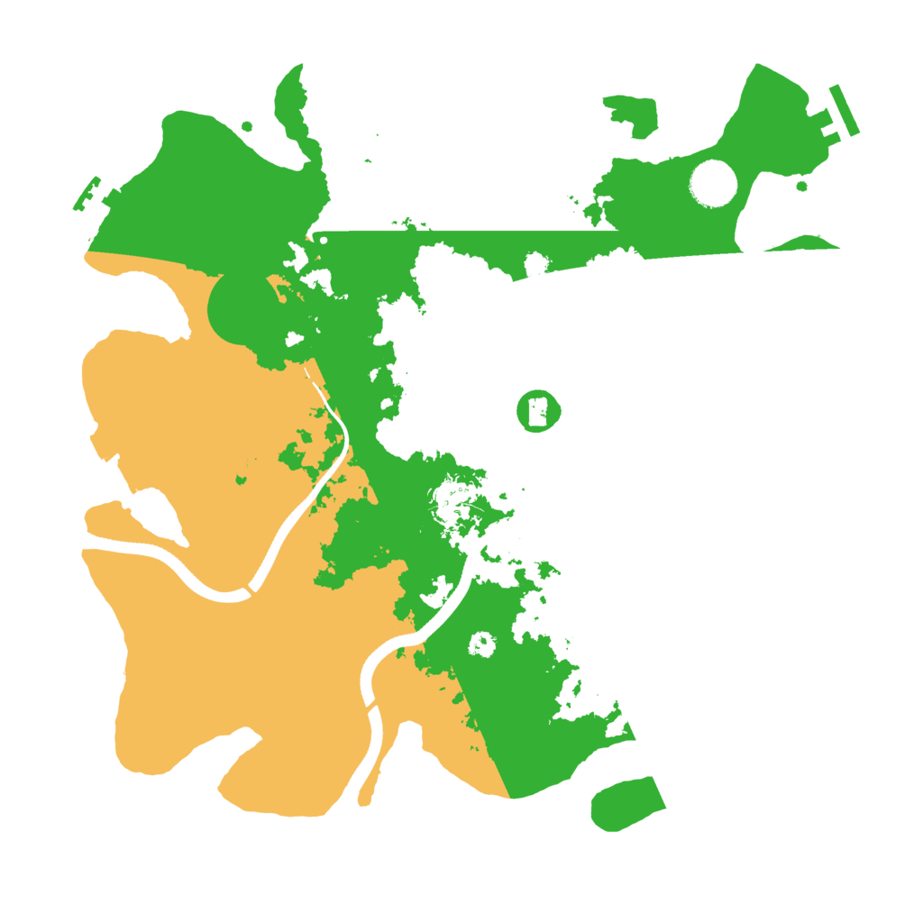 Biome Rust Map: Procedural Map, Size: 3500, Seed: 1010823832