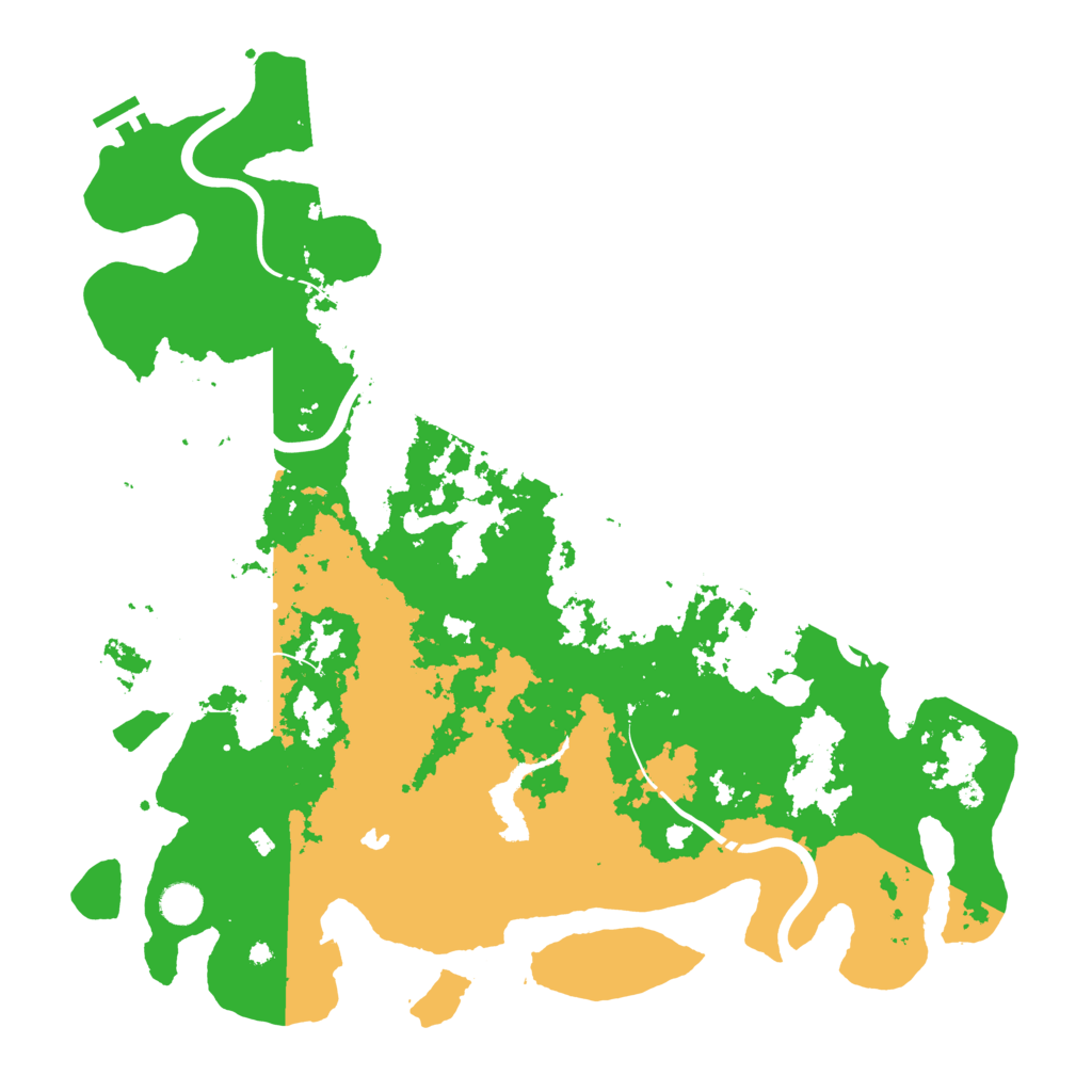 Biome Rust Map: Procedural Map, Size: 4500, Seed: 1961538619
