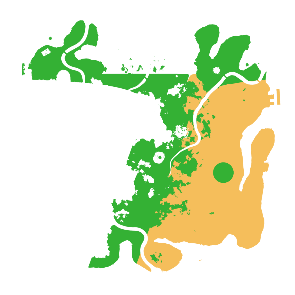 Biome Rust Map: Procedural Map, Size: 3800, Seed: 412173561