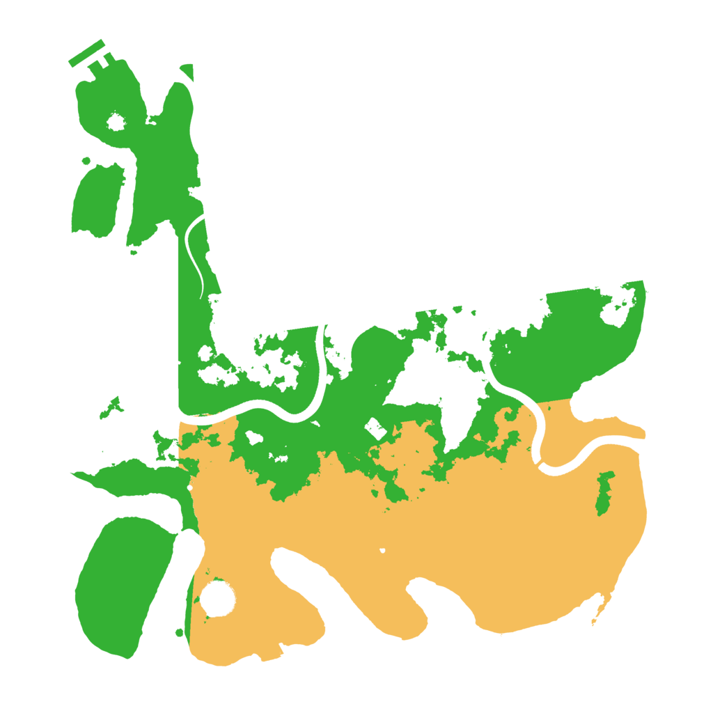 Biome Rust Map: Procedural Map, Size: 3600, Seed: 1160624158