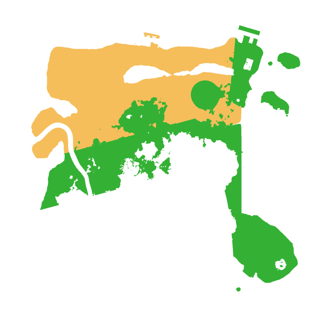 Biome Rust Map: Procedural Map, Size: 3000, Seed: 95678363