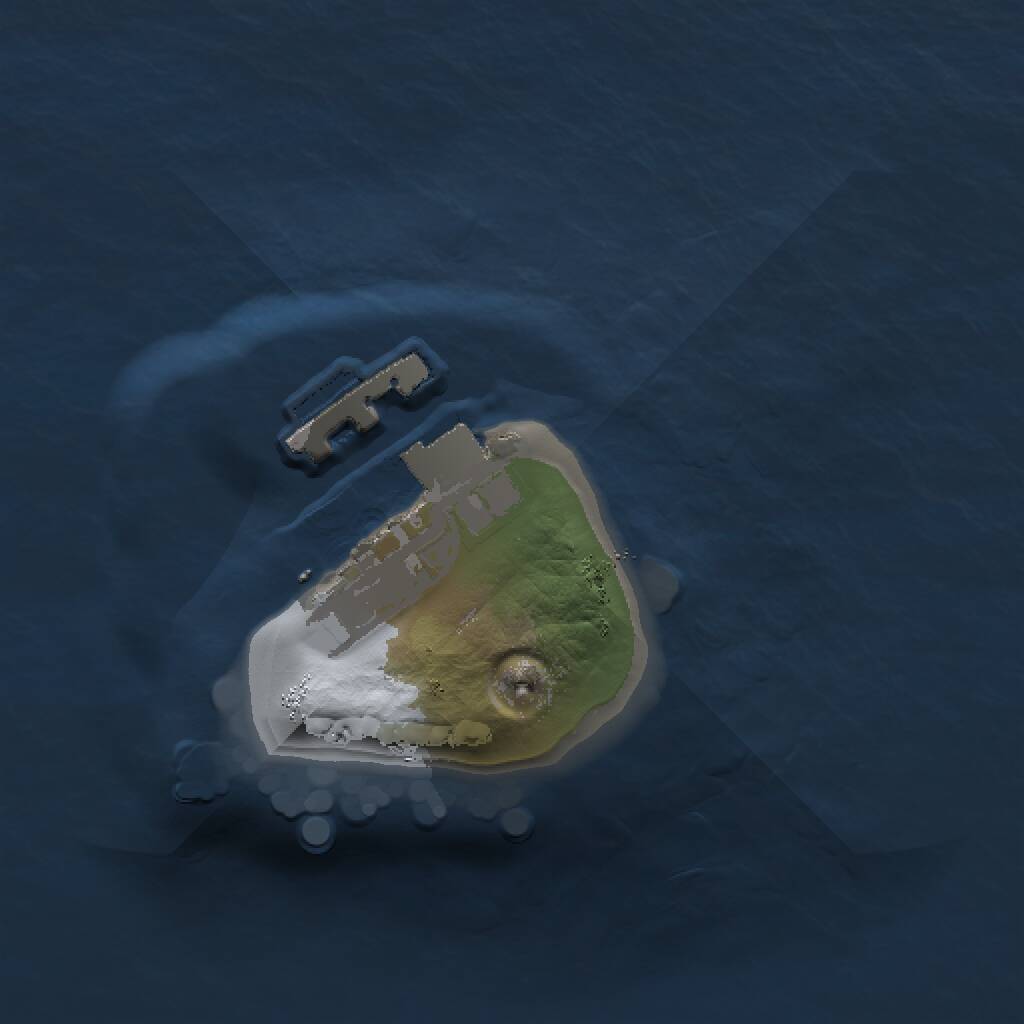 Rust Map: Procedural Map, Size: 1000, Seed: 856318351, 2 Monuments