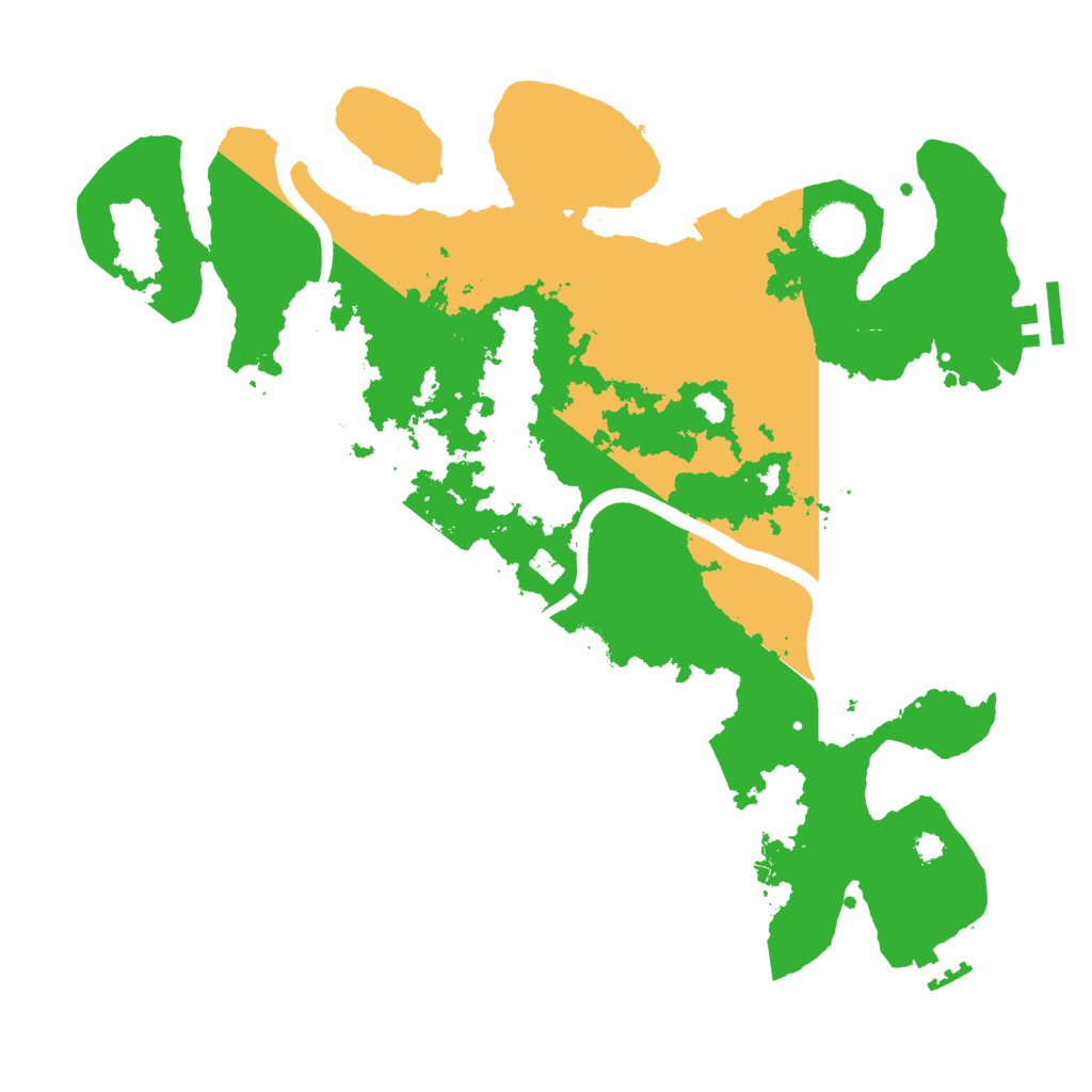 Biome Rust Map: Procedural Map, Size: 3500, Seed: 1420486368