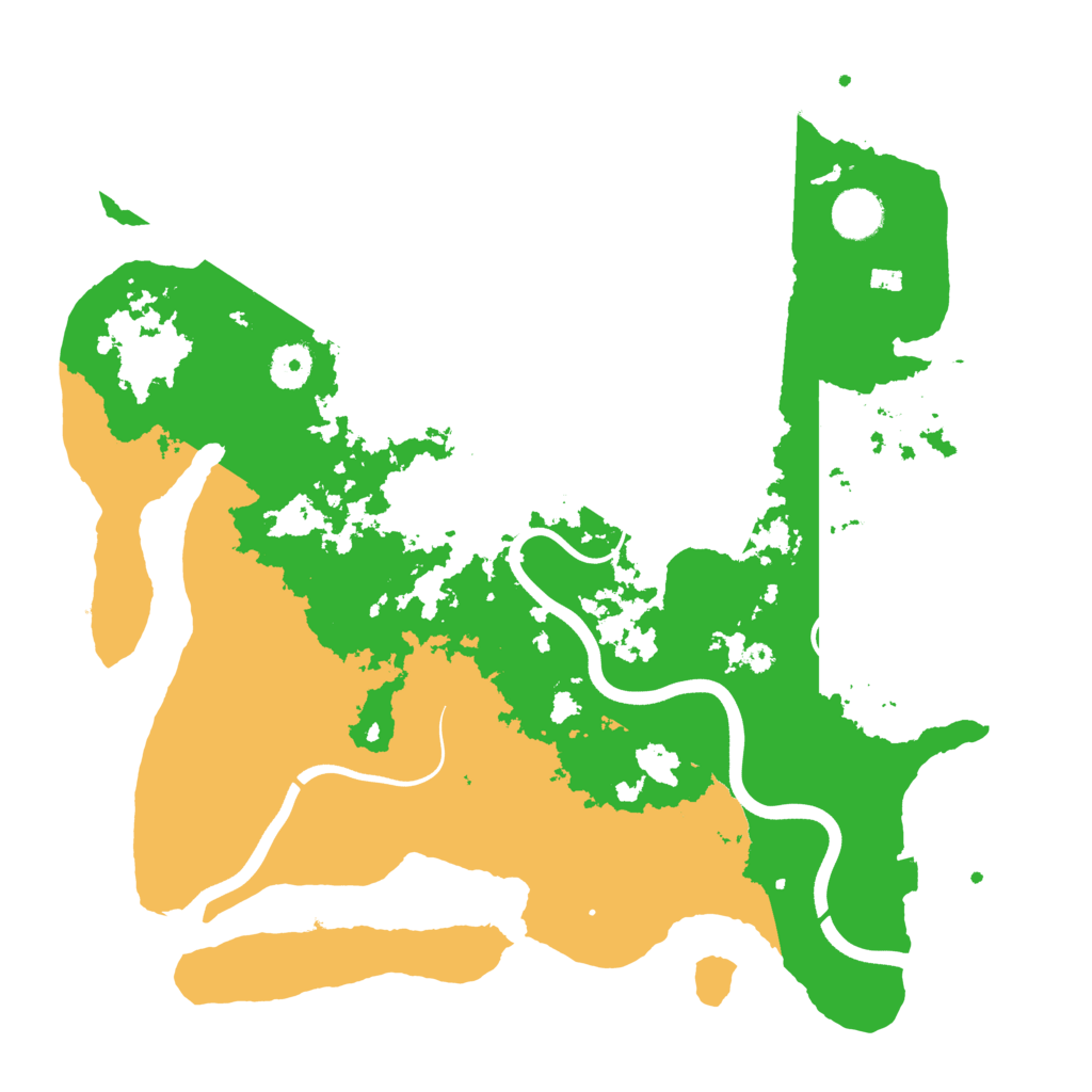 Biome Rust Map: Procedural Map, Size: 3750, Seed: 15126