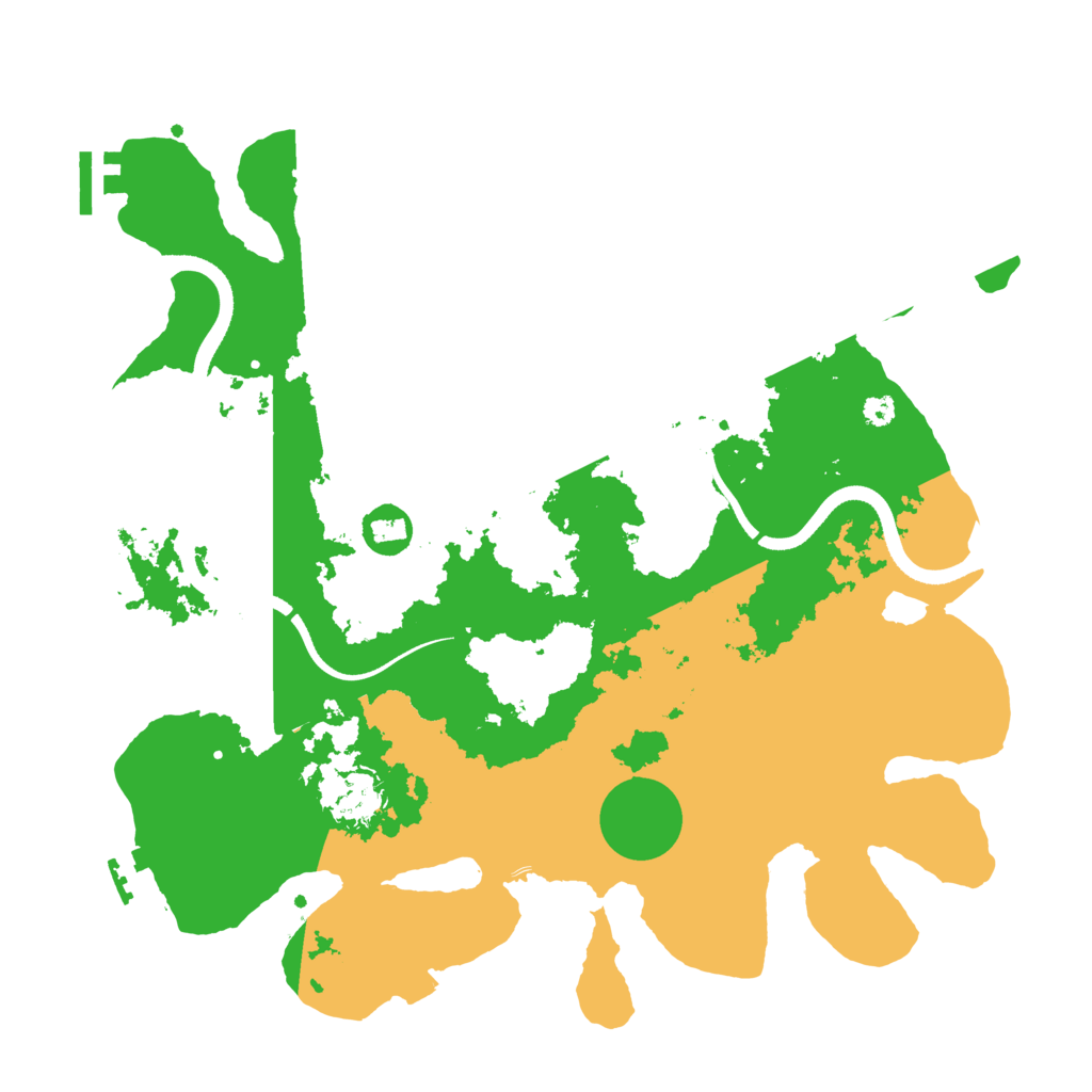 Biome Rust Map: Procedural Map, Size: 3500, Seed: 1945992523