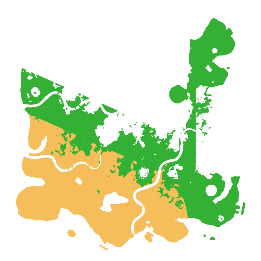 Biome Rust Map: Procedural Map, Size: 4250, Seed: 69958069